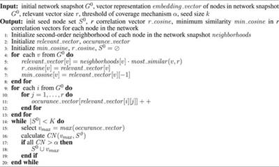 Dynamic Influence Maximization via Network Representation Learning